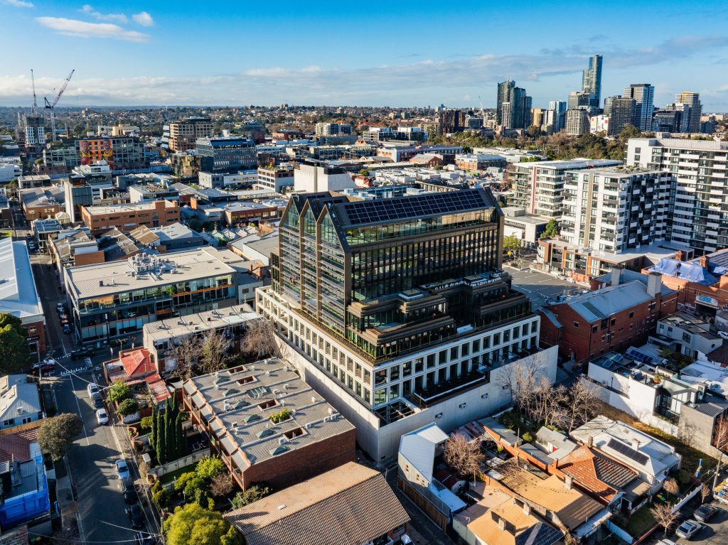 Aerial view of Cremorne Place and the surrounding Cremorne streets